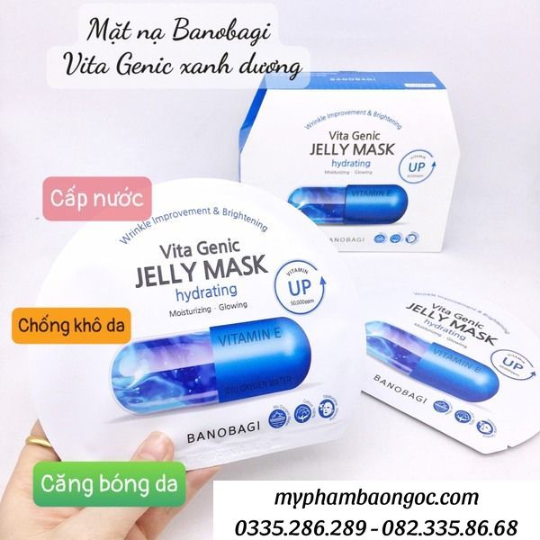 MẶT NẠ BANOBAGI VITA GENIC JELLY MASK HÀN QUỐC HỘP 10 MIẾNG